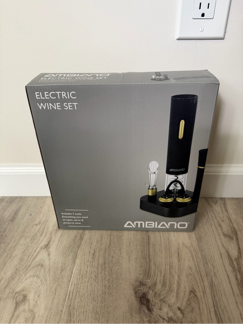 Ambiano Electric Wine Set